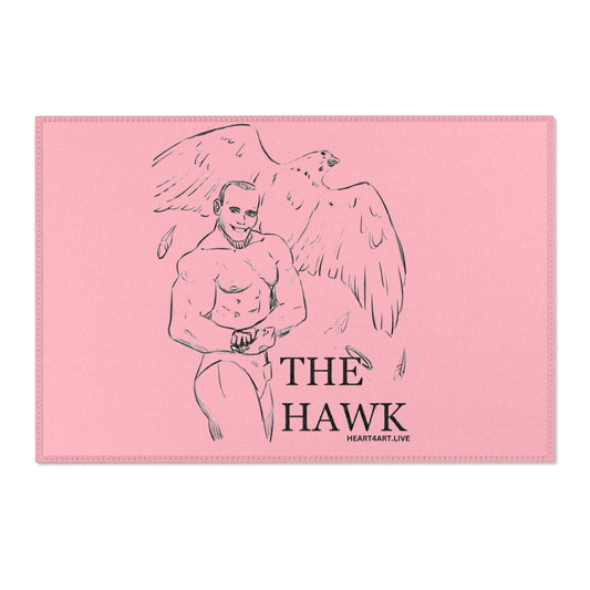 THE HAWK Area Rugs (Light Pink)