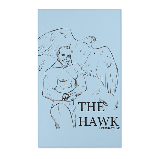 THE HAWK Area Rugs (Light Blue)