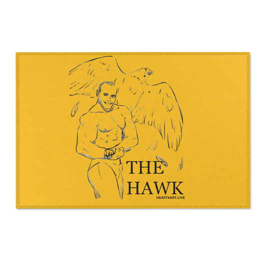 THE HAWK Area Rugs (Gold)
