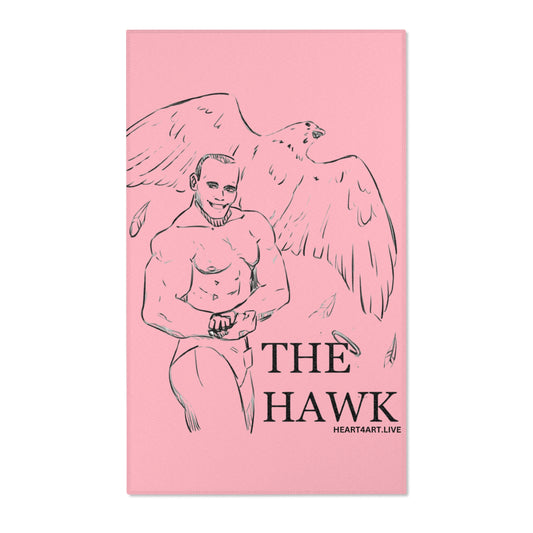 THE HAWK Area Rugs (Light Pink)