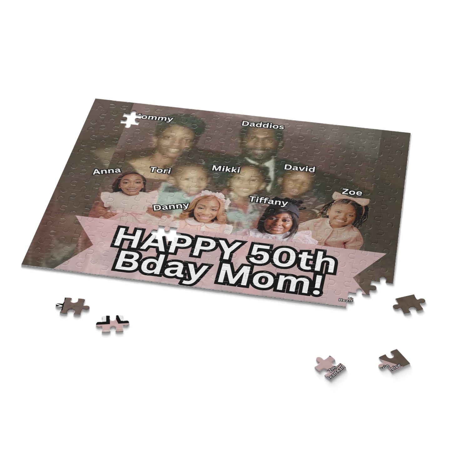 Mom 50th Bday Puzzle (120, 252, 500-Piece)
