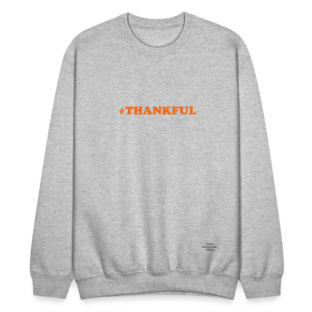 #THANKFUL Crewneck Sweatshirt - heather gray