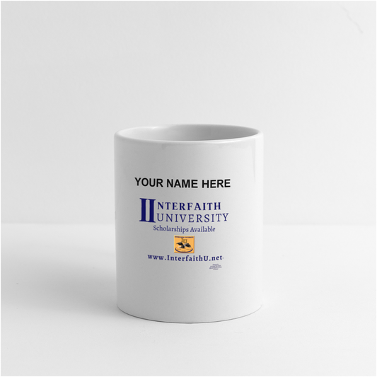 Interfaith University Customizable Coffee/Tea Mug - white