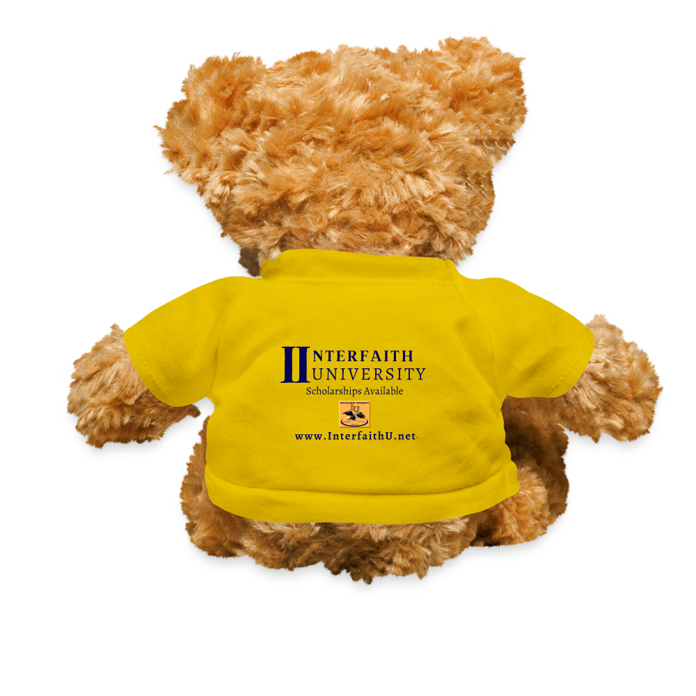 Interfaith University Customizable Teddy Bear - yellow