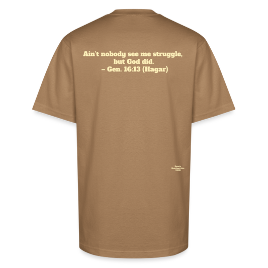 Hagar Holy Hustle Wear🔥💯 Tee - khaki