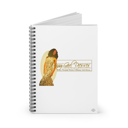 Danny Girl Dresses Spiral Notebook - Ruled Line