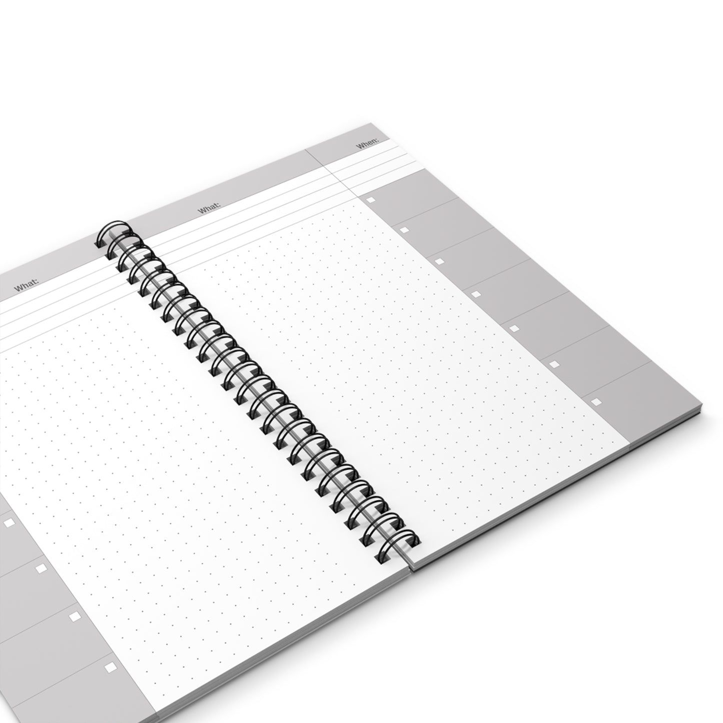 "Make It Plain" Spiral Journal