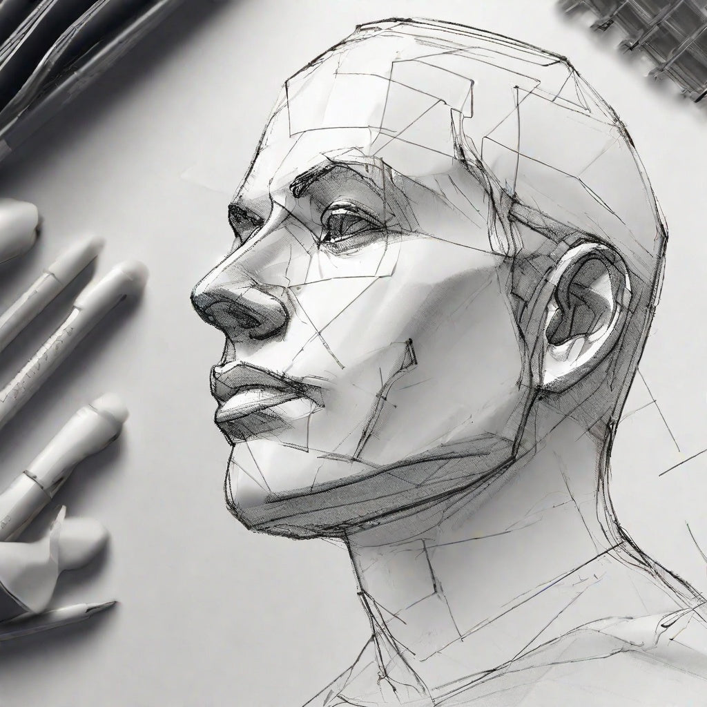 Human Face Sketch-Reference Image