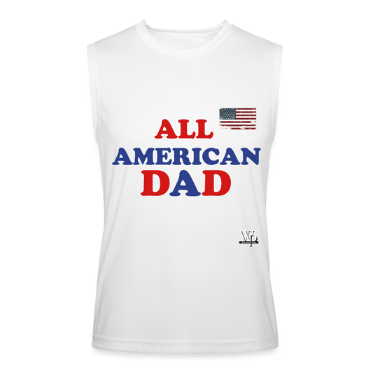 ALL AMERICAN DAD-Father's Day Tank - white
