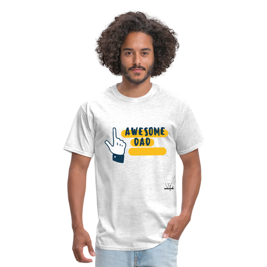 Awesome Dad T-shirt - light heather gray