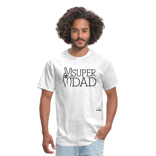 Super Dad T-shirt - light heather gray