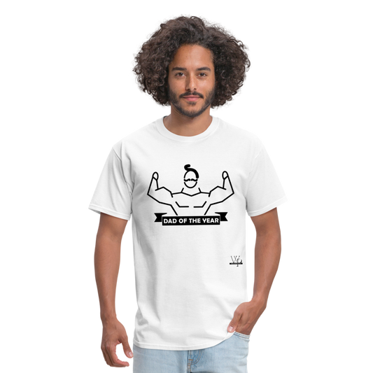 Dad of The Year T-shirt - white