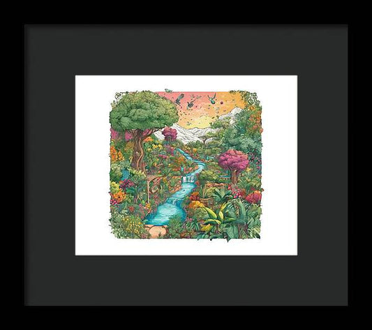 Garden of Eden - Framed Print