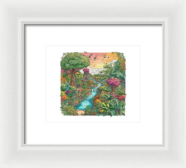 Garden of Eden - Framed Print