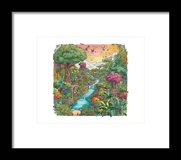 Garden of Eden - Framed Print