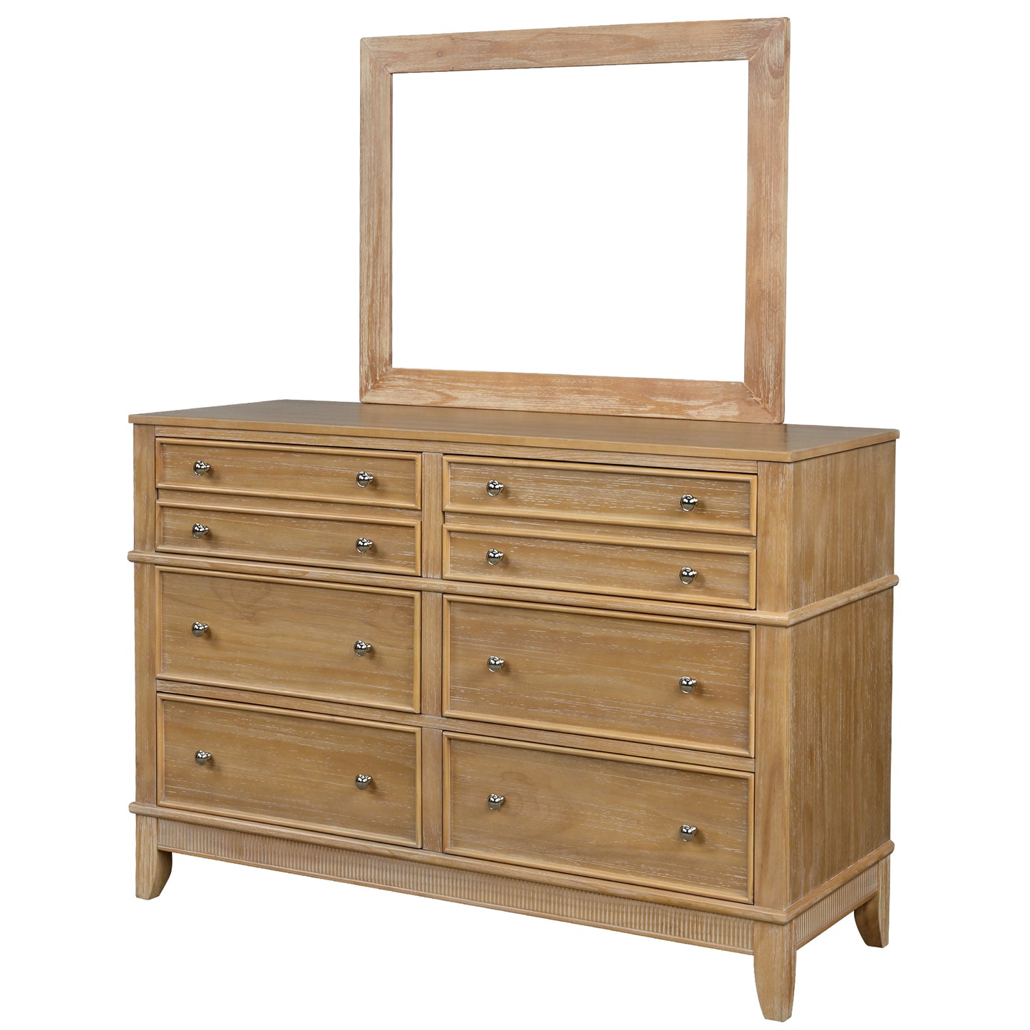 Chic Hazel Wood Mirror