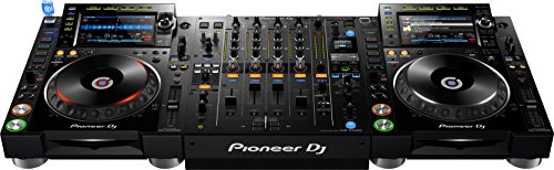 Pioneer DJ CDJ-2000 Professional DJ Multi-Player with DJM-900NXS2 Share 4 Channel Professional DJ Mixer and Zorro Cloth (Bundle w/DJM-900NXS2, CDJ-2000NXS2)