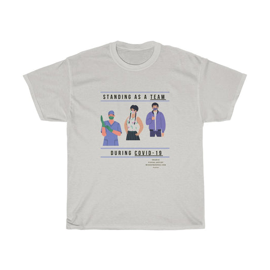 Standing As A Team Unisex Heavy Cotton Tee