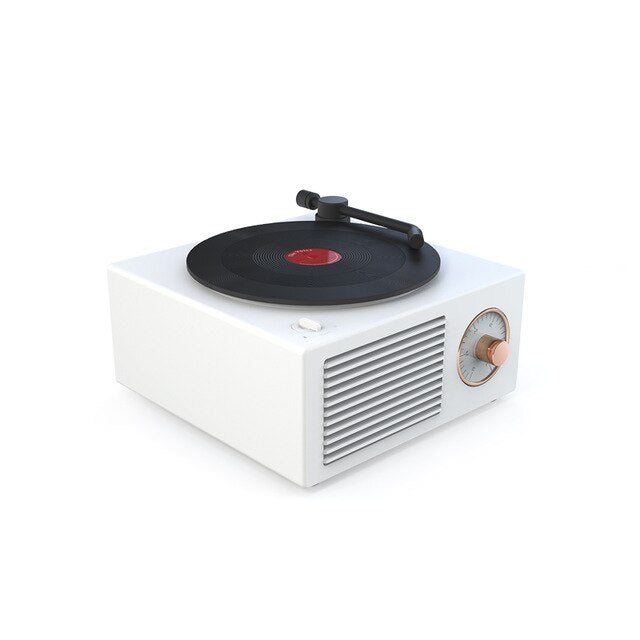 Retro record player wireless Bluetooth mini speaker mini home loud volume nostalgic mobile phone with subwoofer Decoration
