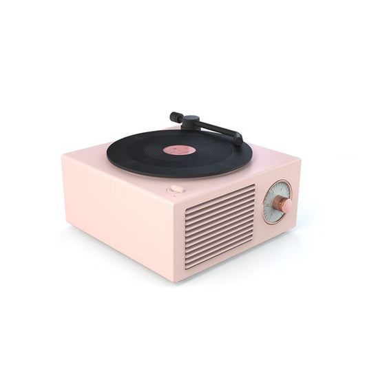 Retro record player wireless Bluetooth mini speaker mini home loud volume nostalgic mobile phone with subwoofer Decoration