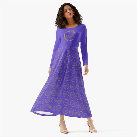 ABAM Center Women's Long-Sleeve One-piece Dress