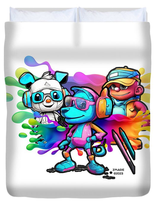 Cartoon Squad - Duvet Cover
