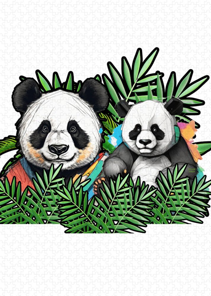 Colorful Panda - Puzzle