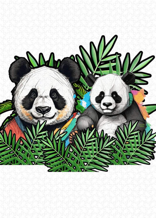 Colorful Panda - Puzzle