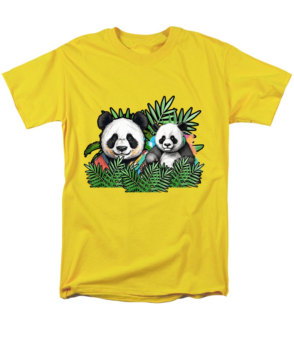 Colorful Panda - Men's T-Shirt (Regular Fit)