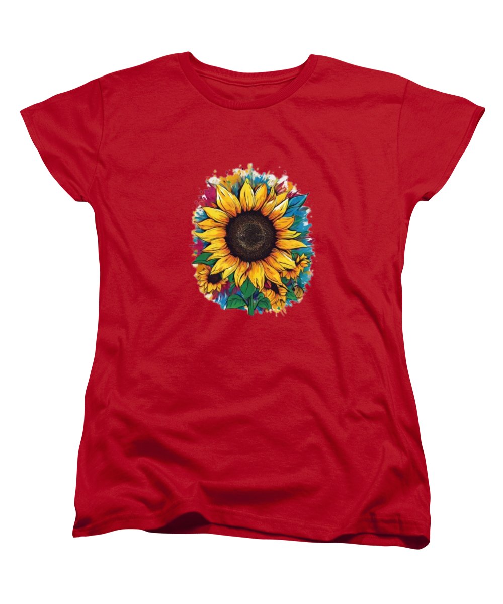 Colorful Sunflower - Women's T-Shirt (Standard Fit)