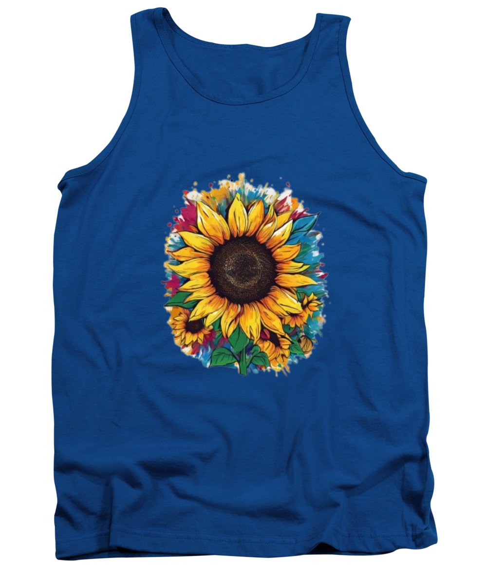 Colorful Sunflower - Tank Top