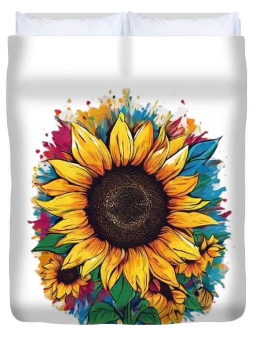 Colorful Sunflower - Duvet Cover