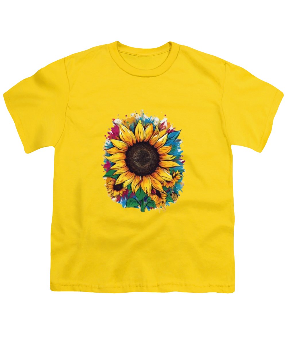 Colorful Sunflower - Youth T-Shirt