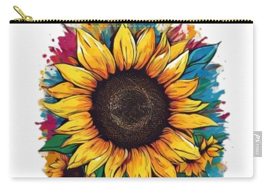 Colorful Sunflower - Zip Pouch
