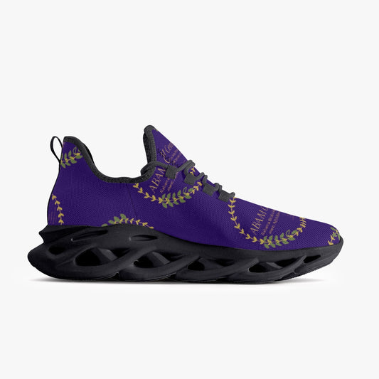 312. ABAM Center Bounce Mesh Knit Sneakers - Black
