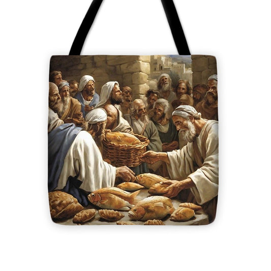 Feeding The Five Thousand - Tote Bag