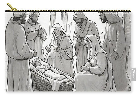 Nativity Scene - Zip Pouch