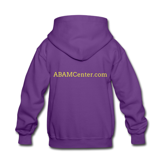 ABAM Center Kids' Hoodie - purple