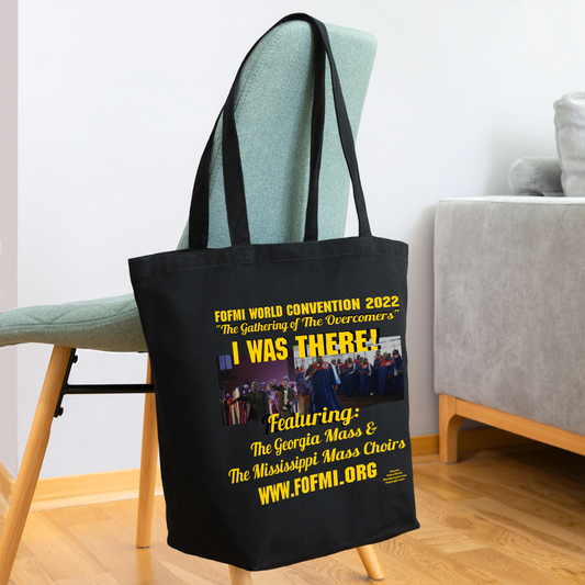 FOFMI World Convention 2022 Eco-Friendly Cotton Tote - black