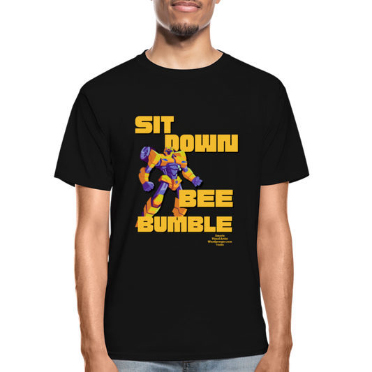 SIT DOWN, BEE BUMBLE Unisex T-shirt (Black) - black