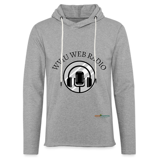 WVIU Web Radio Unisex Lightweight Hoodie - heather gray
