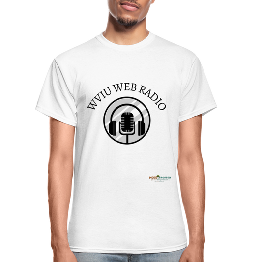 WVIU Web Radio Unisex T-shirt - white
