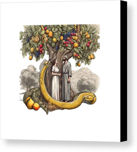 The Fall of Man Interpretation - Canvas Print