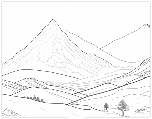 How To Draw Mount Carmel (1 Kings Chapter 17)