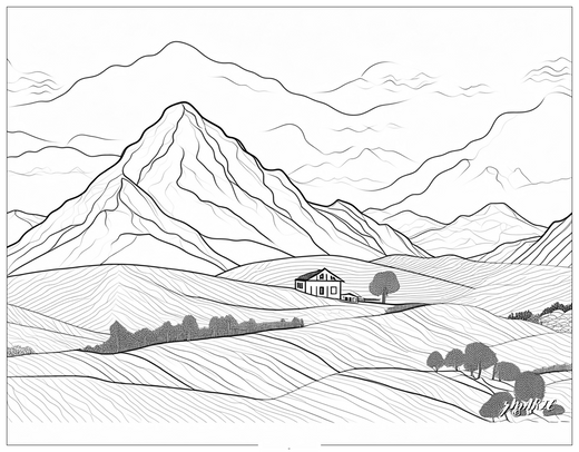 How To Draw The Fields of Moab (Ruth Chapter 1)