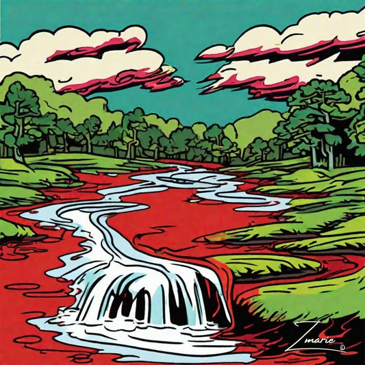 WATER TO BLOOD [PLAGUE #1]- How To Draw & Color