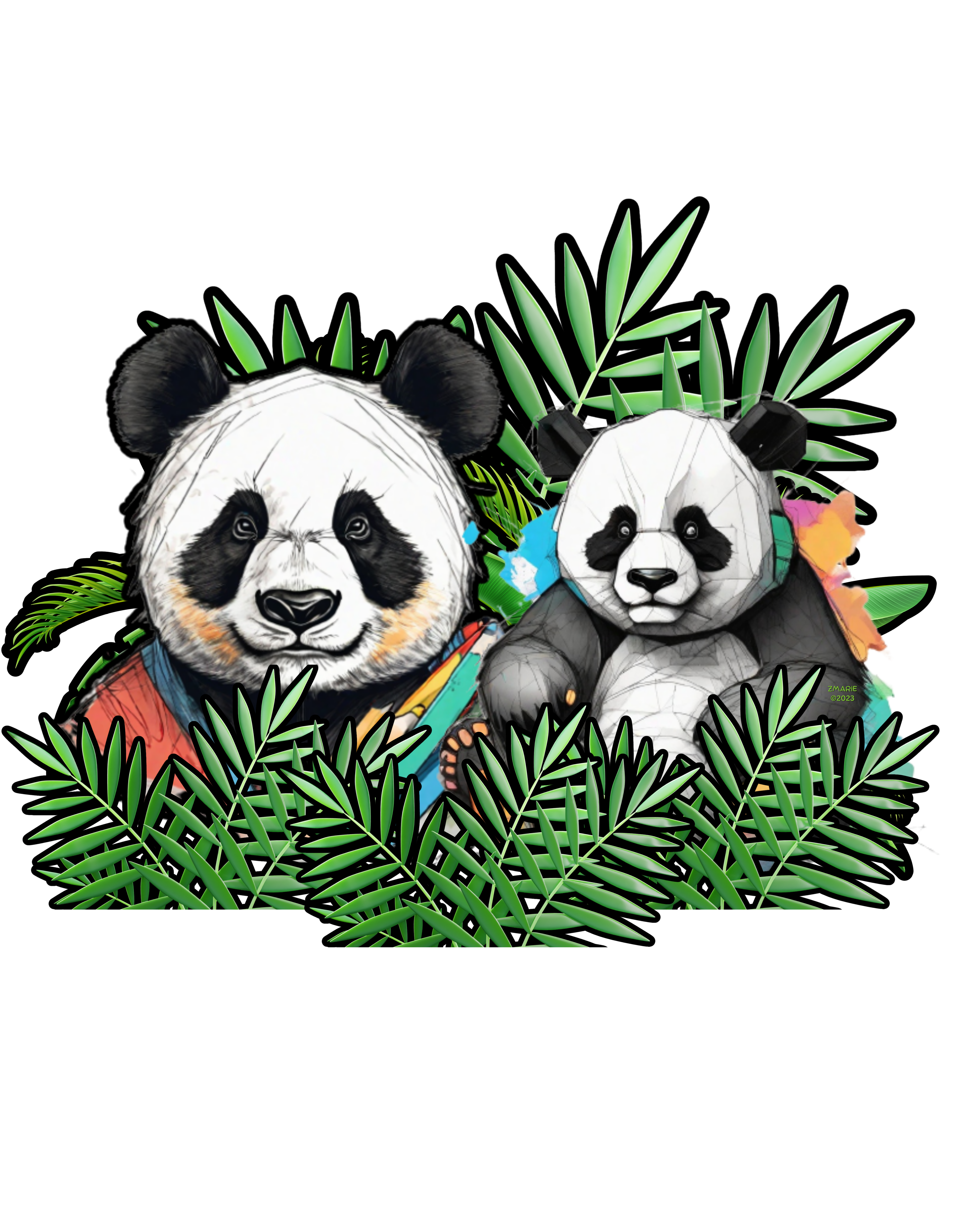 Colorful Panda Souvenirs/Gifts