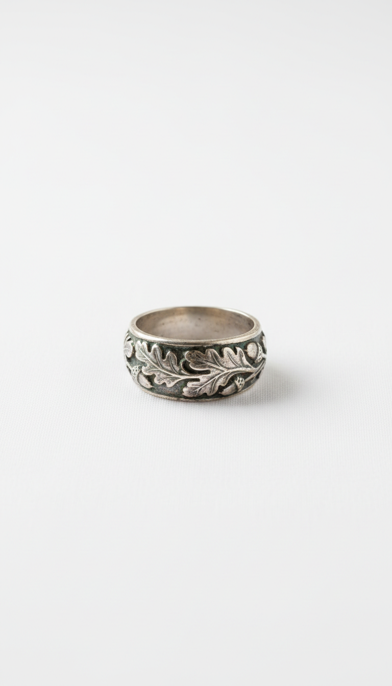 Sacristy silver signature ring