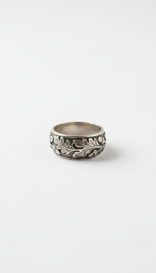 Sacristy silver signature ring