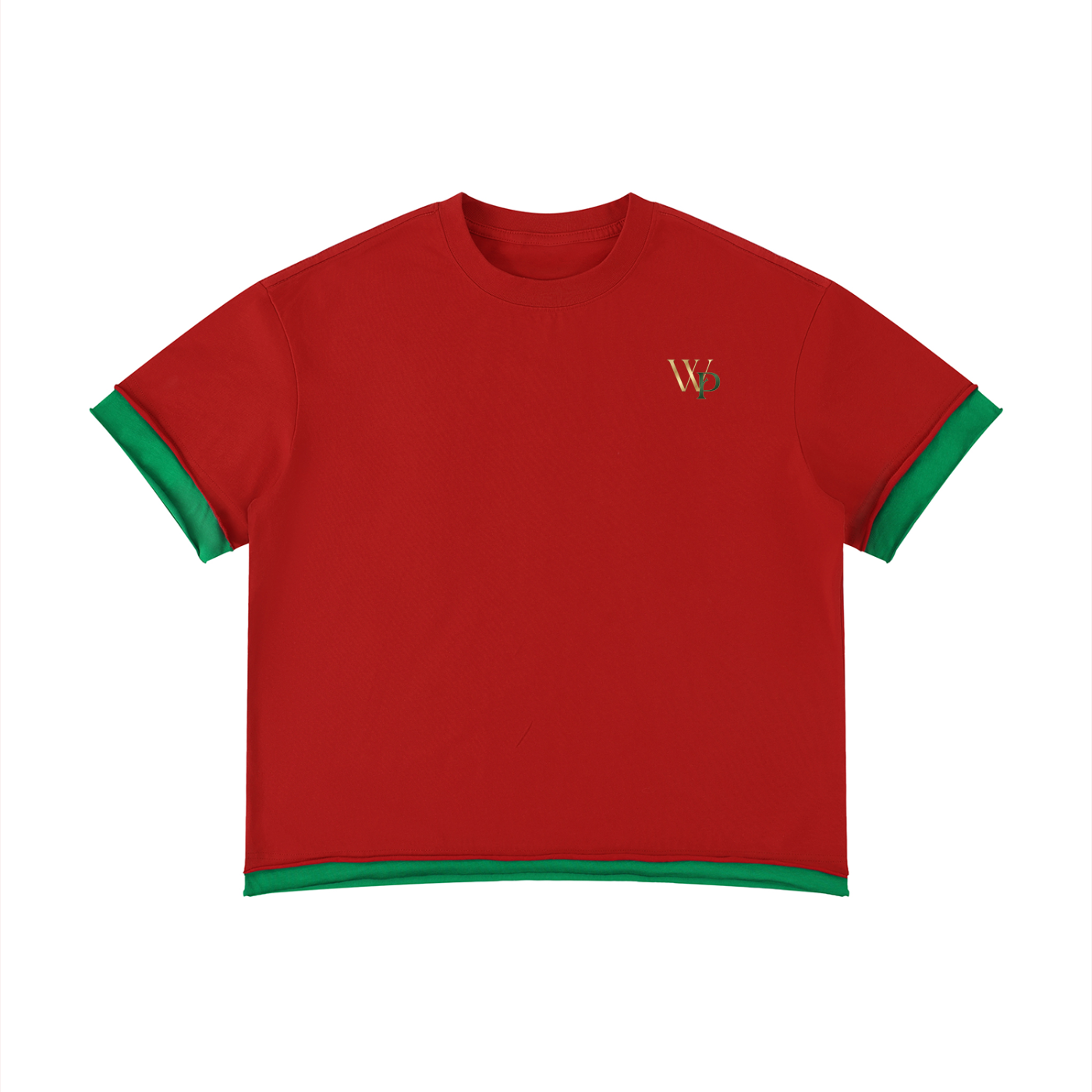 THE GENESIS COLLECTION: GARDEN Unisex Boxy Color Block T-Shirt